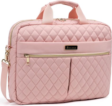 Cute office laptop bag. Shop here: https://amzn.to/3MgY9F4 Womens Laptop Bag, Cute Laptop Cases, Briefcase For Women, Kate Spade Laptop Bag, Laptop Carrier, Laptop Handbag, Laptop Bag For Women, Laptop Shoulder Bag, Luggage Strap