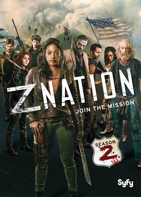 Z Nation Kellita Smith, Dj Qualls, New Zombie, Z Nation, 11x17 Poster, Supernatural Seasons, Serie Tv, Season 1, Apple Tv