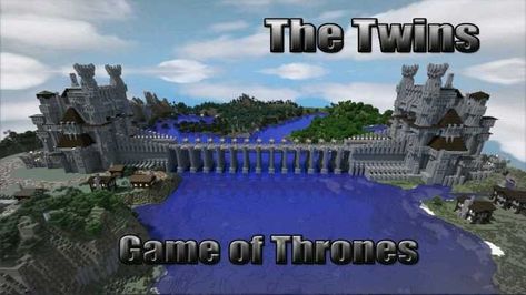 The Twins Game Of Thrones, Game Of Thrones Minecraft, Got Houses, Twins Game, Minecraft E, Minecraft Games, Minecraft Build Ideas, Minecraft Blueprints, Minecraft Builds