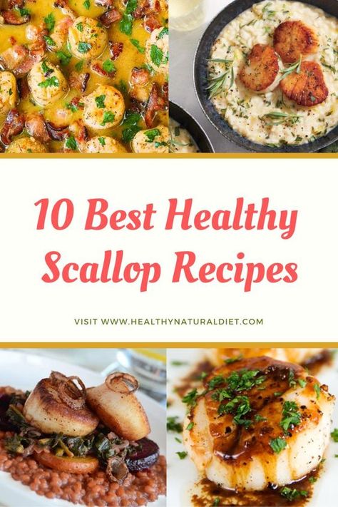 Heart Healthy Scallop Recipes, Scallop Dinner Recipes Healthy, Bay Scallop Recipes Healthy, Healthy Scallop Dinner, Scallops Dinner Ideas Healthy, Scalope Recipes, Scallops Recipe Healthy, Healthy Scallop Recipes, Healthy Scallops