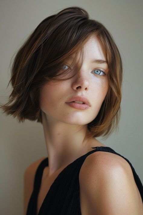 24 Old Money Bob Hairstyles For A Sophisticated Look Stacked Pixie Bob, Stacked Pixie, Pixie Bob Cut, Short Pixie Bob Haircuts, Short Pixie Bob, Latina Hair, Messy Bob Hairstyles, Dark Brunette Hair, Straight Blonde Hair