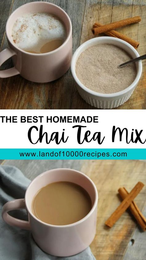 The Best Homemade Chai Tea Mix is packed with flavor and is the perfect thing to sip while wrapped in a blanket by a fire. It has the perfect combination of spice, sweetness and creaminess. Chai Tea Mix Recipe, Gluten Free Cake Mix Cookies, Homemade Chai Tea, Gluten Free Cake Mixes, Vanilla Chai Tea, Betty Crocker Cake Mix, Homemade Chai, Chai Tea Recipe, Vanilla Chai