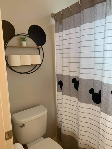 Disney Theme Bathroom Ideas, Modern Disney Bathroom, Disney Adult Bedroom, Mickey Mouse Bathroom Ideas, Disney Bathroom Ideas For Adults, Disney Bathroom Ideas, Disney Bedroom Ideas For Adults, Adult Disney Bedroom, Disney Decor Bedroom