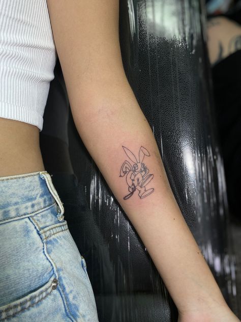 Blink 182 Bunny Tattoo, Blink182 Tattoo, Blink 182 Nails, Blink 182 Aesthetic, Blink Tattoo, Blink 182 Rabbit, Blink 182 Bunny, Blink 182 Art, Blink 182 Tattoo