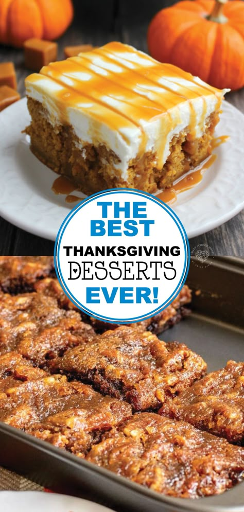 You won't believe how delicious these Thanksgiving recipes taste. This Thanksgiving you have to try one of these recipes. These are the best Thanksgiving desserts ever! Try a new dessert for your Thanksgiving dinner this year. These easy and delicious recipes are sure to make your Thanksgiving dinner memorable. Try one of these delicious dessert recipes. You will be sure to find the perfect dessert for your family meal this Thanksgiving. #Thanksgiving #recipe #dessert #chocolate #homemade Best Thanksgiving Desserts, Thanksgiving Dessert Ideas, Thanksgiving Pie Recipes, Dessert Halloween, Pecan Desserts, Fun Thanksgiving Desserts, Thanksgiving Food Sides, Thanksgiving Desserts Easy, Thanksgiving Pies