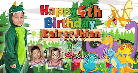 Dinosaur Tarpaulin Layout, Birthday Tarpaulin Design Background, Tarpaulin Layout, Birthday Tarpaulin, Birthday Tarpaulin Design, Layout Graphic Design, Tarpaulin Design, Thumbnails Youtube Background, Youtube Background