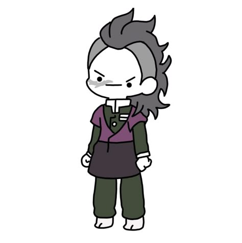 Genya Chibi Art Oficial, Chibi Genya, Kny Doodles, Silly Demon Slayer, Silly Muichiro, Kny Drawing, Tokito Chibi, Demon Slayer Chibi, Chibi Kny