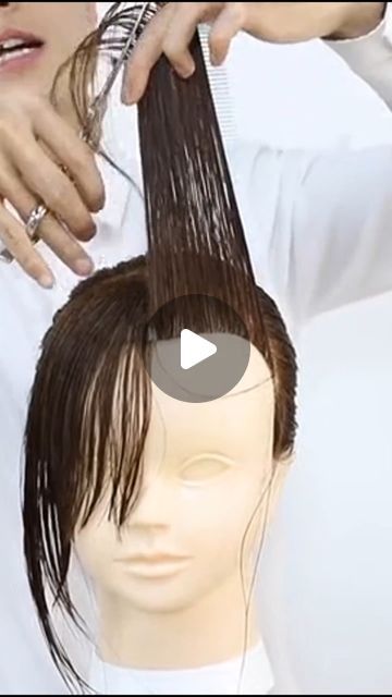 Baby Cut Hairstyle For Women, How To Cut Choppy Layers, How To Cut Bottleneck Bangs, Diy Bangs Haircut Tutorial, Baby Bangs Haircut, How To Cut Short Curtain Bangs, How To Cut Curtain Bangs Tutorial, How To Cut Hair Short, French Bangs Tutorial