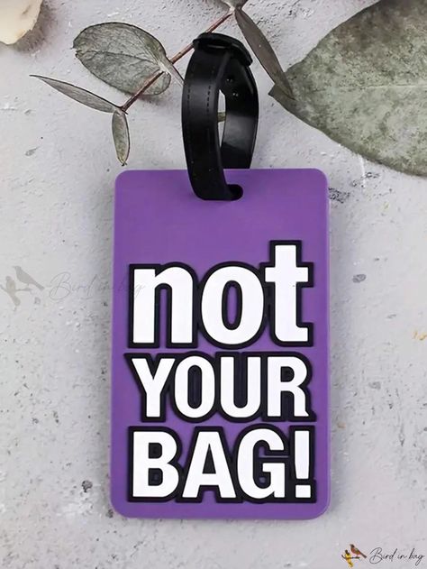 Bird in Bag - Vibrant Travel Identifier - Personalized Luggage Tag