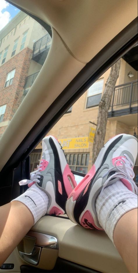 Pink Nike Air max 90s Nike Air Max 90 Pink, Air Max 90 Pink, Nike Airmax 90, Pink Nike Air, Nike Air Max Pink, Air Mac, Nike Air Max 90s, Air Max 90s, Pink Nike Shoes