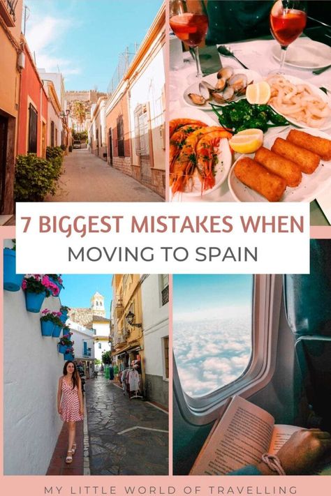 The 7 Biggest Mistakes When Moving to Spain & Other Tips 1 Moving To Spain, Live In Spain, Living In Spain, Backpacking Spain, Tips For Moving, Moving To Barcelona, Spain Culture, Places In Spain, Move Abroad