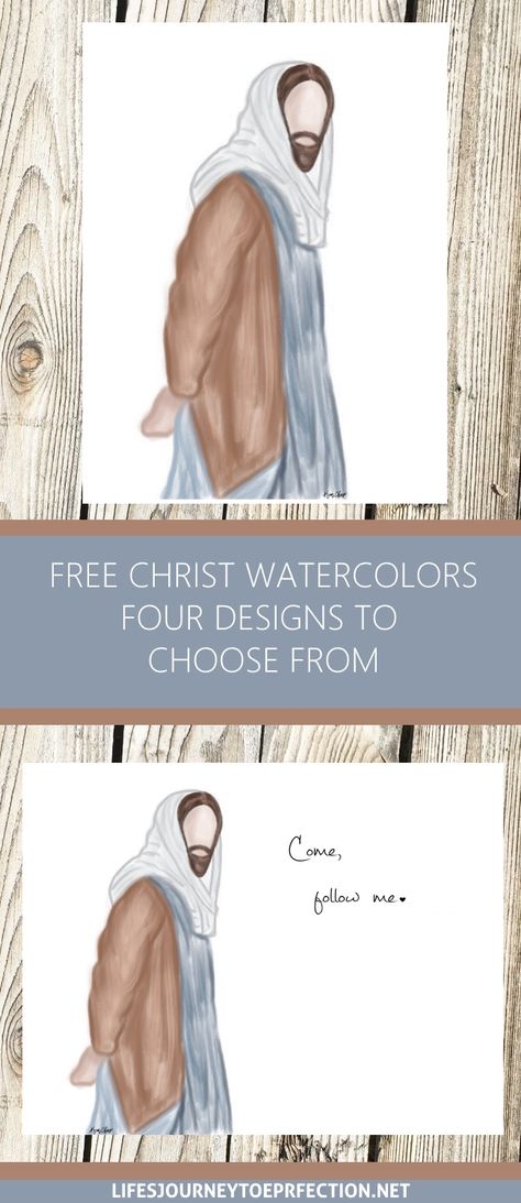 Christ Watercolor Printables and Handouts Pictures Of Christ Lds, Lds Relief Society Activities, Lds Crafts, Crafts Printable, Lds Yw, Lds Relief Society, Lds Lessons, Activity Day Girls, Yw Activities