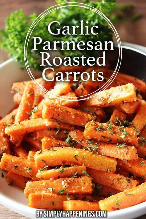 Parmesan Roasted Carrots, Carrot Recipe, Flexitarian Recipes, Roasted Carrots Recipe, Fresh Carrots, Sandwhich Recipes, Thanksgiving Foods, Drumstick Recipes, Thanksgiving 2020