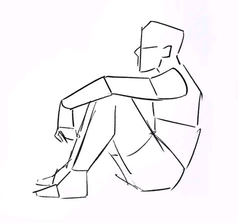 Human Poses Drawing Sketches, Person Cheering Reference, Sitting Crossed Legged Reference, Drawing Reference Poses Kneeling, Regret Drawing Reference, Stand Off Pose Reference, Someone Sitting Side View, Shy Guy Pose Reference, Calm Drawing Poses