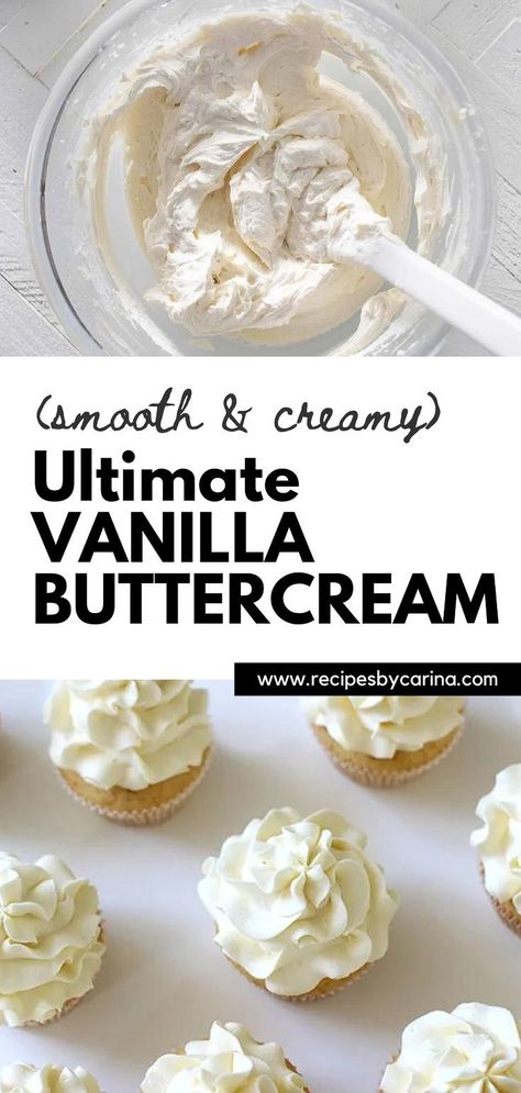 This next level Vanilla Buttercream is by far my most popular recipe and it doesn’t surprise me one little bit. Buttercream is a baking staple so knowing how to make a good batch is incredibly essential, and I’ve made this recipe more times than I can count. I just know you will too!