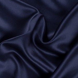 Navy Silk Crepe Back Satin Kids Robes, Silk Satin Fabric, Silk Fabrics, Bridal Fabric, Mood Fabrics, Navy Blue Fabric, Navy Fabric, Wedding Fabric, Luxury Silk