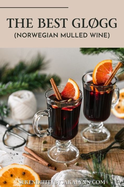 Glogg Recipe Norwegian, Hygge Dinner, Glogg Recipe, Simple Cocktails, Mulled Wine Recipe, Warm Wine, Thanksgiving Foods, Mulling Spices, Ginger Nut