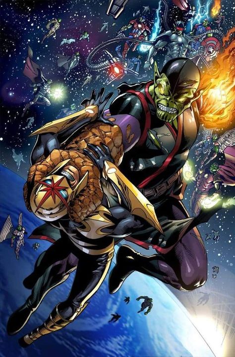 Super Skrull, Marvel 616, Marvel Nova, Comics Anime, Comic Villains, Marvel Villains, Marvel Vs Dc, Marvel Comic Universe, Marvel Comic Character