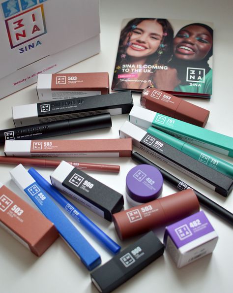 3INA Has Arrived In The UK https://inspirationshaveinone.blogspot.com/2022/10/3ina-has-arrived-in-uk.html #3ina #makeup #cosmetics #bbloggers #liquidlipstick #superdrug #superdrugloves #essexbloggers #newin #uklaunch #makeuplaunch Makeup Products Mascara, Superdrug Makeup, Makeup Looks Colorful, Olive Skin Lipstick, Indian Skin Makeup, Nude Makeup Looks, Makeup Green Eyes, Mascara Best, Makeup Blue Eyes