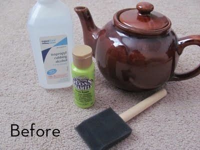 How to paint ceramic ~ http://www.curbly.com/users/diy-maven/posts/11277-how-to-paint-ceramic Repurposed Vases, Budget 101, Crafty Witch, Painting Ceramics, Paint Ceramic, Faux Pumpkins, Hur Man Målar, Face Lift, Upcycled Crafts