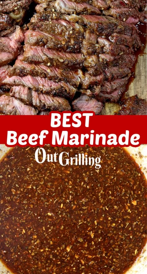 Marinade For Roast Beef, Marinade For Roast, Roast Beef Marinade, Grilled Roast Beef, Brisket Marinade, Best Roast Beef Recipe, Easy Steak Marinade Recipes, Steak Marinades, Grilling Steaks