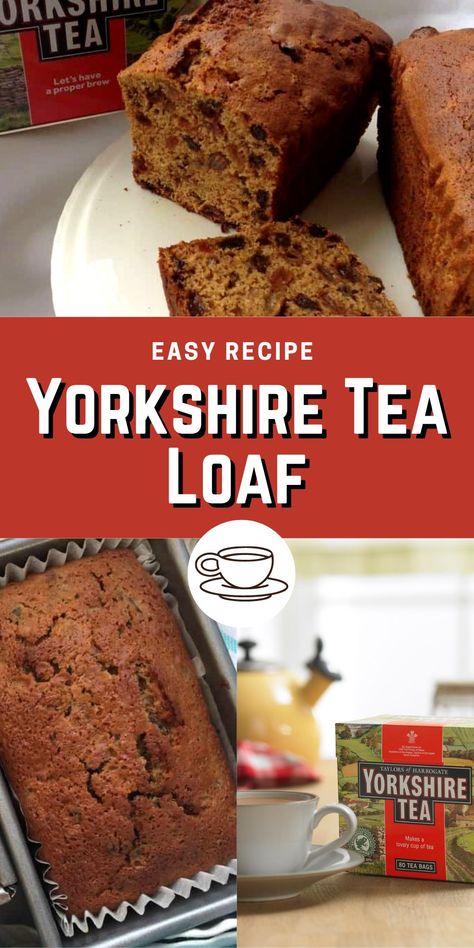 Yorkshire Tea Loaf, Tea Loaf Recipe Mary Berry, English Tea Loaf, Fruit Loaf Cake Recipe, Old Fashioned English Tea Loaf, Tea Bread Recipes, Earl Grey Loaf, Easy Loaf Cake Recipes, Flavoured Bread