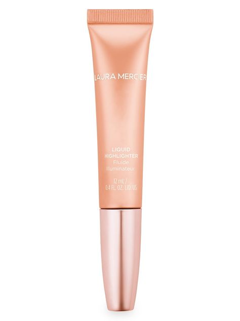 Shop Laura Mercier RoseGlow Liquid Highlighter | Saks Fifth Avenue Back Of Hand, Liquid Highlighter, Skin Imperfection, Face Contouring, Highlighter Makeup, Rose Gold Metal, Laura Mercier, Tinted Moisturizer, Flower Extract