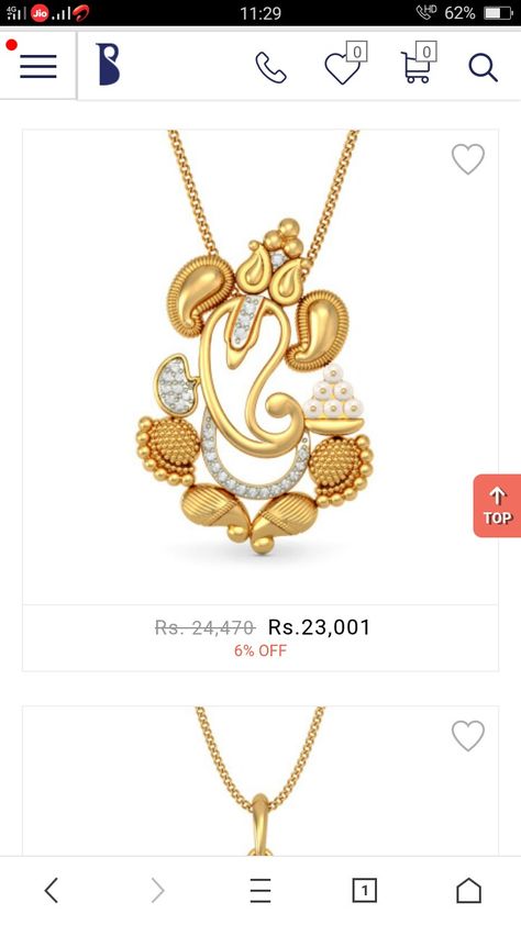 God Pendant, Ganesh Pendant, Jewel Art, Ganesha Pendant, Gold Mangalsutra Designs, Gold Mangalsutra, Emerald Bracelet, Mangalsutra Designs, Gold Pendant Jewelry