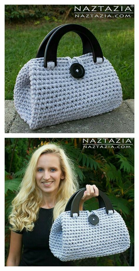 Crochet Handbags Free Patterns, Modern Haken, Hantverk Diy, Knitted Dog, Micro Crochet, Crochet Shell Stitch, Crochet Handbags Patterns, Handbag Pattern, Crochet Purse Patterns