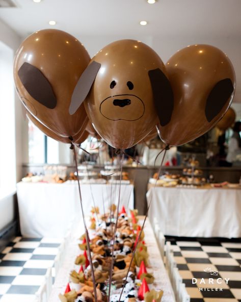 Puppy Adoption Birthday Party, Dog Themed Party, Puppy Party Theme, Template Brown, Dog Party Decorations, Dog Themed Birthday Party, Dog Themed Parties, Puppy Birthday Parties, Dog Birthday Party