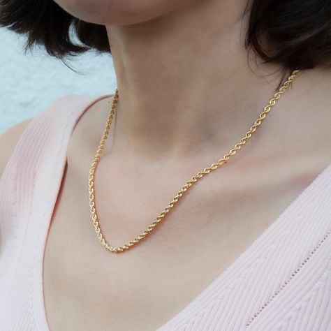 Chain Diamond, Gold Rope Chains, Rope Chain Necklace, Solid Gold Chains, Snake Earrings, Cartoon Pictures, 14k Gold Necklace, Gold Snake, Buy Gold