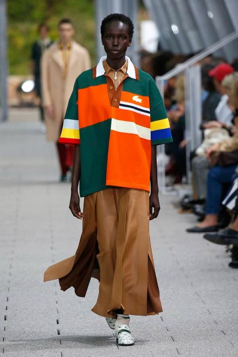 Sporty Outfits Men, Sports Fashion Design, Ralph Lauren Rugby Shirt, Tomboy Look, Rugby Fashion, Fashion Week Spring 2020, Lacoste Women, Retro Sport, Royal Outfits