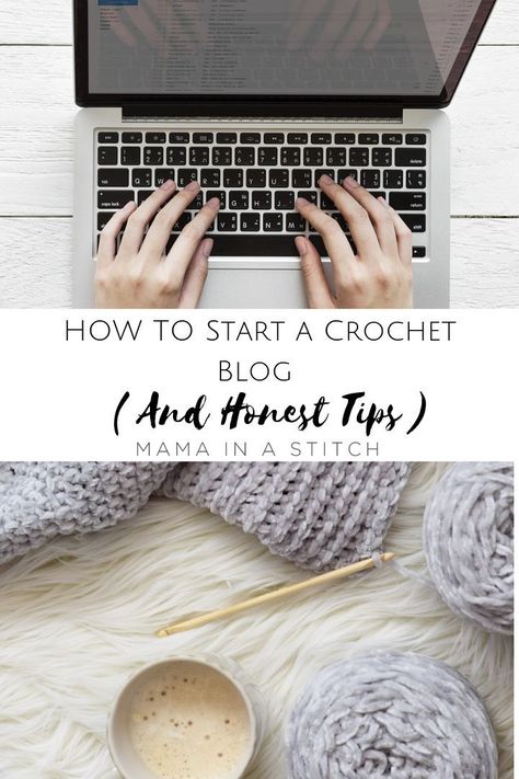 This is a great tutorial on how to start your own knitting, crochet or craft blog. It includes honest tips and advice that's hard to find about the "starting a blog experience".   This will give you five steps to follow in order to get your blog up on the internet!  via @MamaInAStitch Lace Crochet Cardigan, Mama In A Stitch, Holiday Handbag, Knitting Hacks, Local Yarn Shop, Crochet Baby Sweater, Baby Frock Pattern, Starting A Blog, Crochet Business