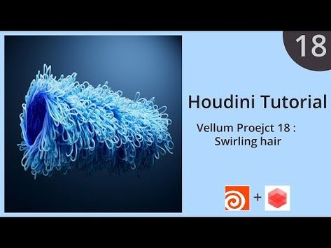 Houdini Tutorial, Houdini Vfx, Motion Design, To Create, Motion, The Creator, Hair, Design