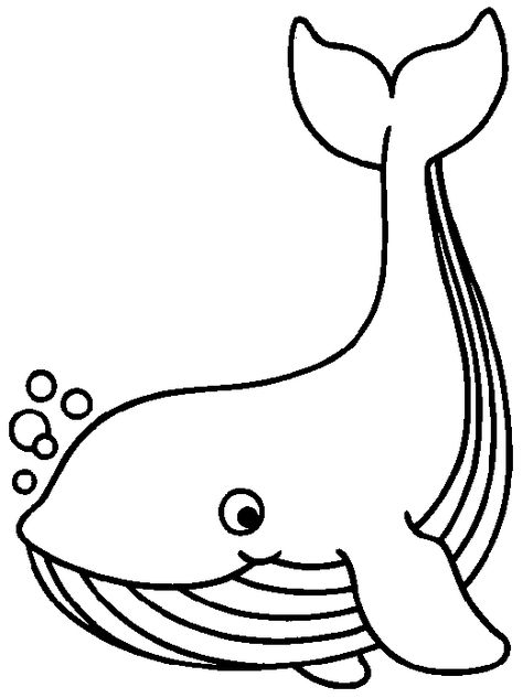 Whale Coloring, Whale Coloring Pages, Fish Coloring Page, Shark Coloring Pages, Cute Shark, Animal Crafts For Kids, A Whale, Art Drawings For Kids, Free Printable Coloring