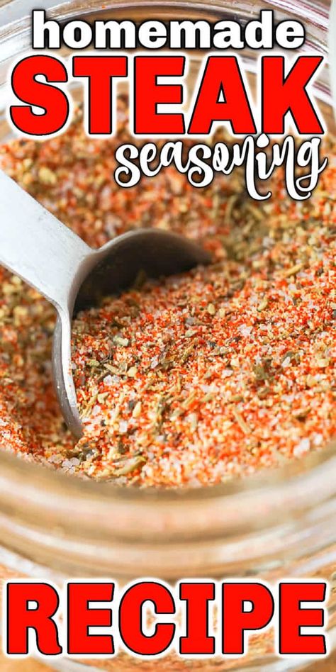 Simple Steak Seasoning, Homemade Steak Seasoning, Steak Seasoning Recipe, Best Steak Seasoning, Season Steak Recipes, Philly Cheesesteaks, Steak Spice, Steak Rubs, Dry Rub Recipes