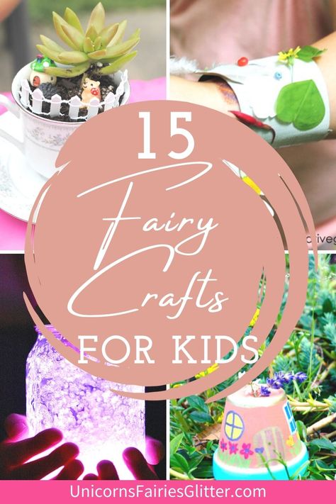 Fairy Crafts for Kids – Unicorns, Fairies & Glitter How To Make A Fairy, Fairy Crafts For Adults, Fairy Crafts For Kids, Fairy Party Crafts, Fairy Glow Jars, Diy Fairy Wings, Puppet Tutorial, Fairy Tale Crafts, Enchanted Woodland