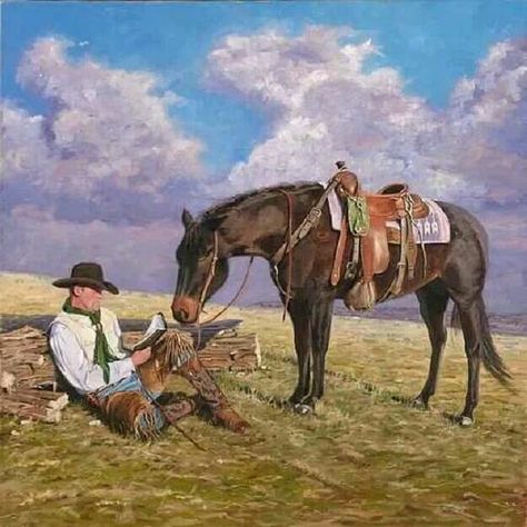 Break Robert Duncan Art, Cowboy Artwork, Cowboy Artists, Cowboy Pictures, Western Artwork, Wilde Westen, Mary Cassatt, Western Paintings, Western Artist