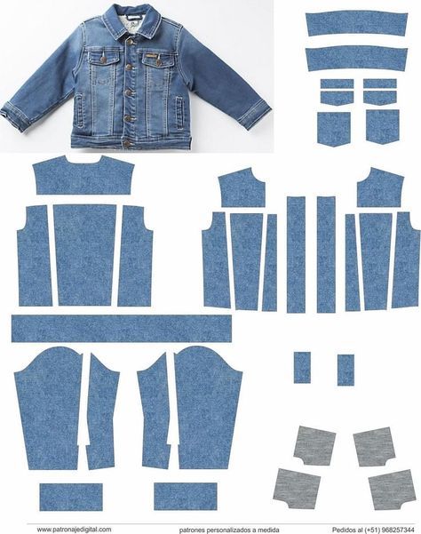 Jeans Jacket Pattern, Sewing Denim Jacket, Doll Jacket Pattern, Clo3d Patterns, Jean Jacket Sewing Pattern, Denim Jacket Sewing Pattern, Diy Jeans Jacket, Jean Jacket Pattern, Marvelous Designer Pattern