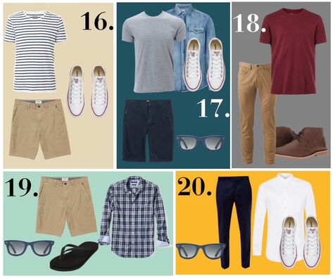 A capsule summer wardrobe for men Summer Capsule Wardrobe 2023 Men, Summer Holiday Capsule Wardrobe, Capsule Summer Wardrobe, Weekend Capsule Wardrobe, Beach Vacation Wardrobe, Capsule Wardrobe Men, Wardrobe For Men, Husky Man, Clothes Capsule Wardrobe