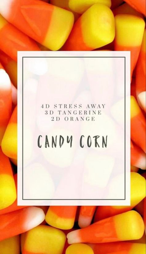 Candy Corn Essential Oil Blend, Essential Oil Candle Recipes, Fall Essential Oils, Fall Diffuser Blends, Fall Candy, Yl Oils, Essential Oil Diffuser Recipes, Oil Diffuser Recipes, Essential Oil Roller