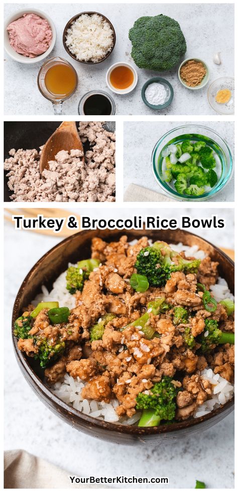 20 Ground Turkey Recipes For Dinner Ground Turkey Power Bowl, Ground Turkey Lunch Ideas, Ground Turkey Protein Bowl, Crock Pot Ground Turkey Recipes, Ground Turkey Bowls Healthy, Ground Turkey And Broccoli Recipes, Ground Turkey Bowl Recipes, Ground Turkey Recipes Low Carb, Ground Turkey Taco Bowl