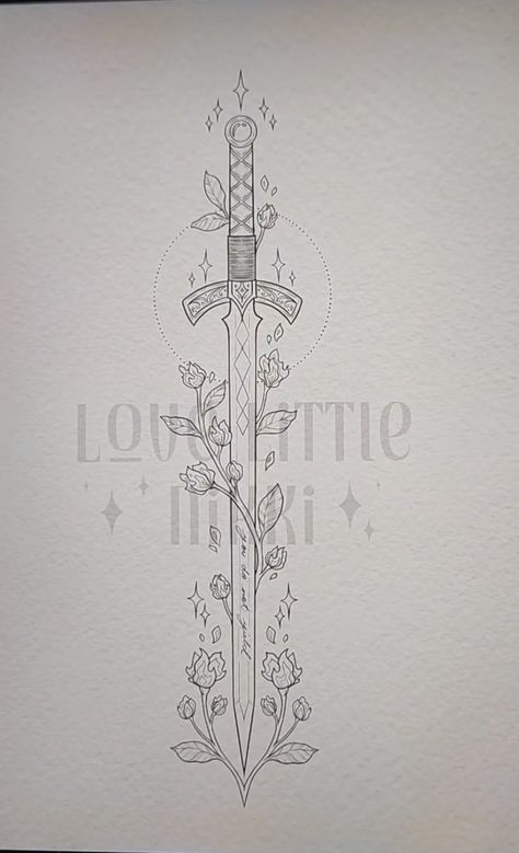 Kingsflame Flower Tattoo Tog, Fine Line Throne Of Glass Tattoo, Sjm Spine Tattoo, Simple Throne Of Glass Tattoos, Throne If Glass Tattoos, Acotar Dagger Tattoo, Swords Acotar, Goldryn Tattoo Tog, Rowan Whitethorn Tattoo