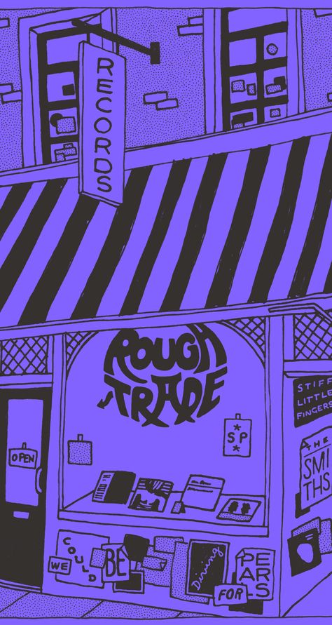 Casitas IV. Rough Trade Records. on Behance Rough Trade Records, Rough Trade, Music Design, Photo Wall Collage, Color Inspo, Illustrations And Posters, Visual Communication, Architect Design, Wall Collage