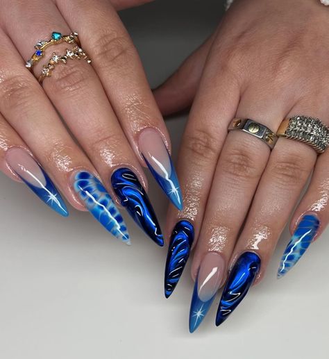 Gel X Nails, X Nails, Chrome Nails Designs, Gem Nails, Oval Nails, Nails Desing, Square Acrylic Nails, Luxury Nails, Fire Nails