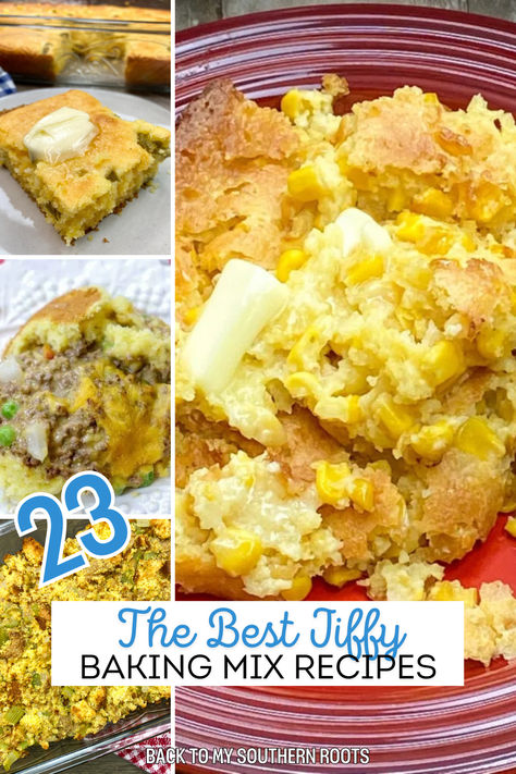 Pictures of recipes made with Jiffy corn muffin mix. Jiffy Cornbread Add Ins, Jiffy Corn Mix Recipes, Jiffy Corn Muffins In Air Fryer, Corn Spoon Bread Jiffy, Jiffy All Purpose Baking Mix Recipes, Cornbread Recipe Using Jiffy Boxes, Boxed Cornbread Recipes, Sweet Jiffy Cornbread Recipes, Recipes Using Jiffy Cornbread