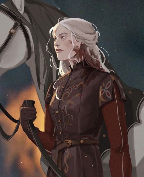 cr: @guine_evere Rhaenerya Targaryen Fanart, Hotd Fanart, Princess Rhaenyra, Breathing Fire, Targaryen Art, Juuzou Suzuya, Asoiaf Art, Targaryen Aesthetic, Game Of Thrones Art