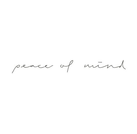 Peace Of Mind. Peace In Mind Tattoo, Peace Cursive Tattoo, Peace In Different Fonts, Peace Neck Tattoo, Peace Word Tattoo Fonts, Simple Powerful Tattoos, Eternal Peace Tattoo, Peace Of Mind Symbol, Tattoo Ideas Female Peace