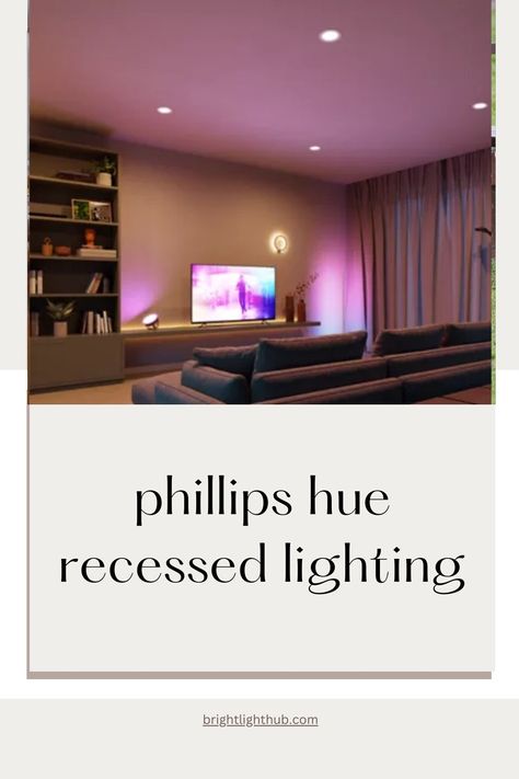 phillips hue recessed lighting Phillips Hue Lighting, Phillips Hue, Installing Recessed Lighting, Hue Lights, Recessed Light, Elegant Chandeliers, Live Wire, Decorative Lighting, Hue Philips