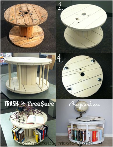 Diy Cable Spool Table, End Table Diy, Wire Spool Tables, Cable Spool Tables, Wooden Spool Tables, Wooden Spool Projects, Spool Furniture, Diy Furniture Repurpose, Spool Tables